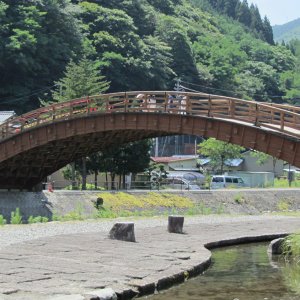道の駅 奈良井木曽の大橋