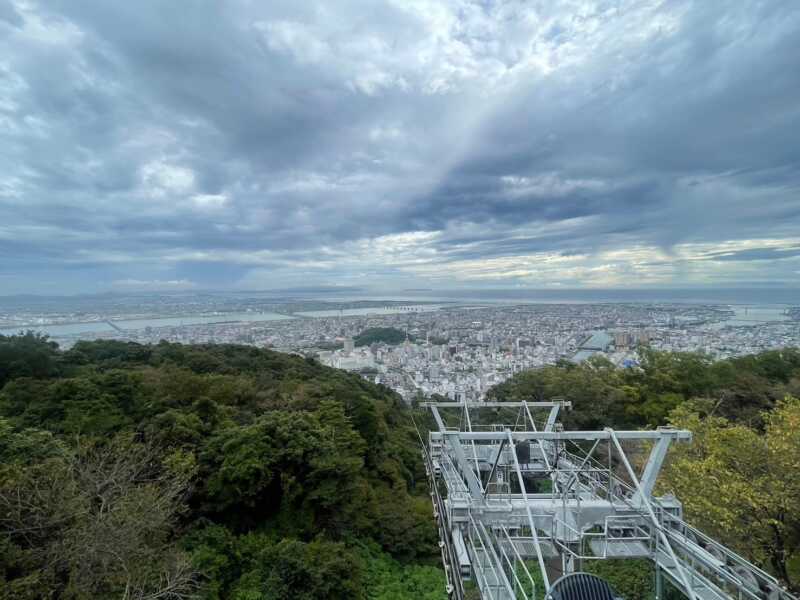 眉山ロープウェイ山頂展望台