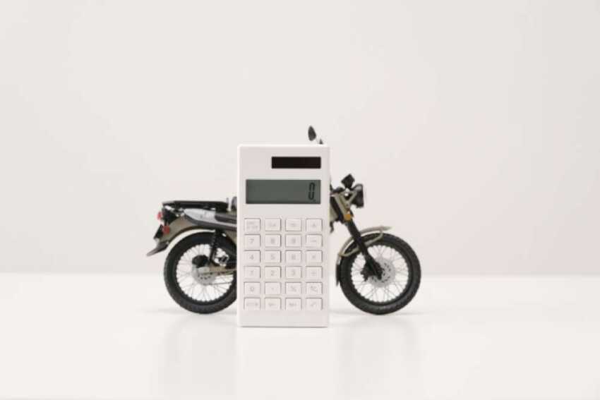 バイクと電卓