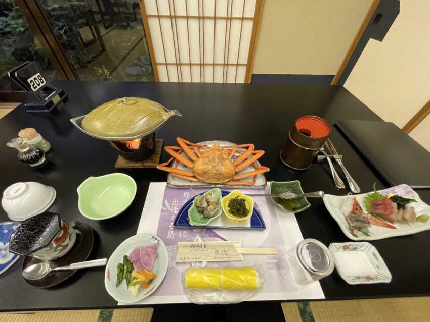 伊藤屋の豪華な夕食