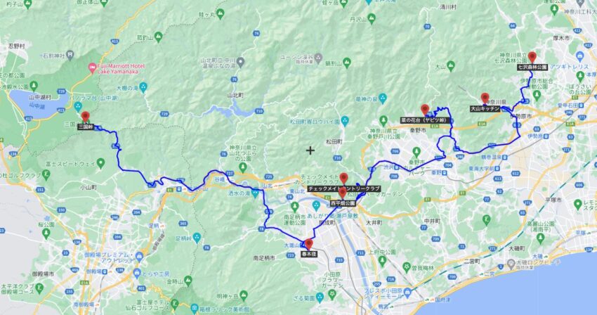 神奈川県中西部ヤビツ峠のおすすめツーリングルート