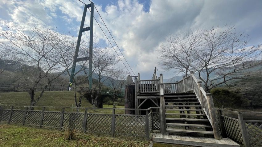 もみじ谷大吊橋の展望台