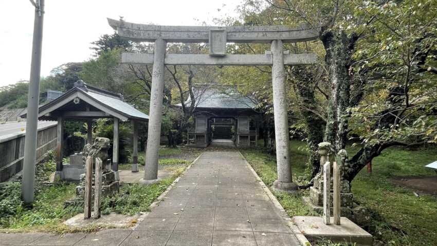 由良比女神社の鳥居