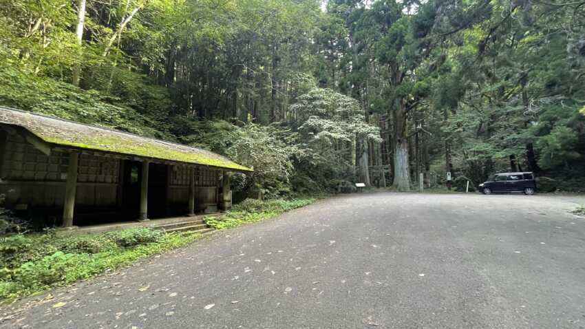 壇鏡の滝駐車場