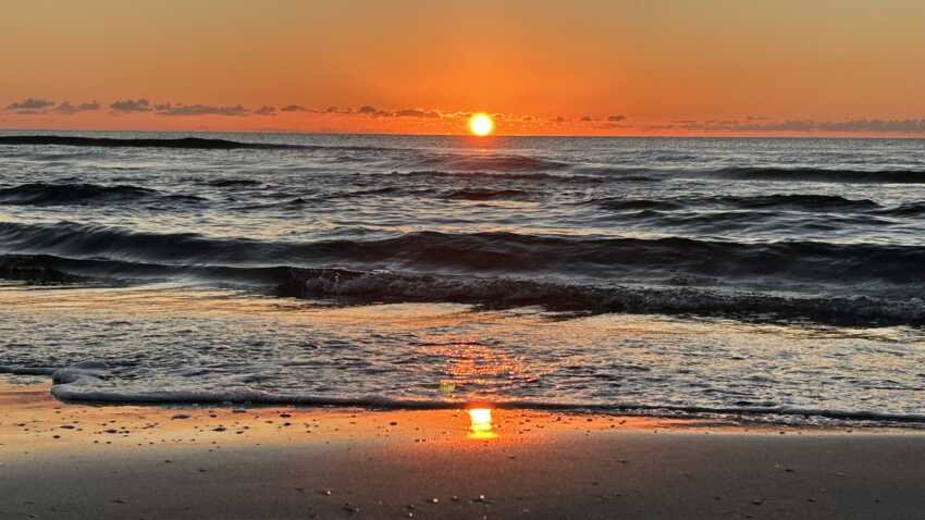 最高の夕日