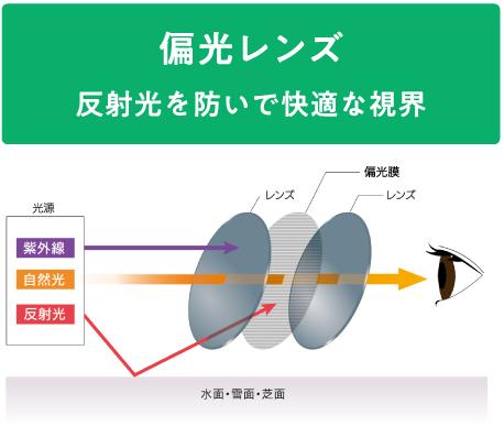 偏光レンズ