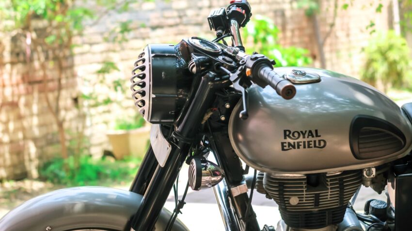 バイクのサイドタンクパッド