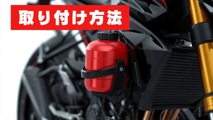 ガソリン携行缶の取り付け方法